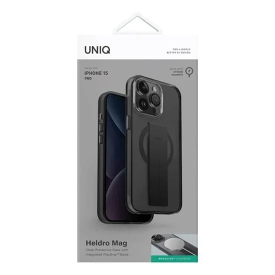 Cover Iphone 15 Pro Magsafe Heldro Uniq - Vapour (Smoke)